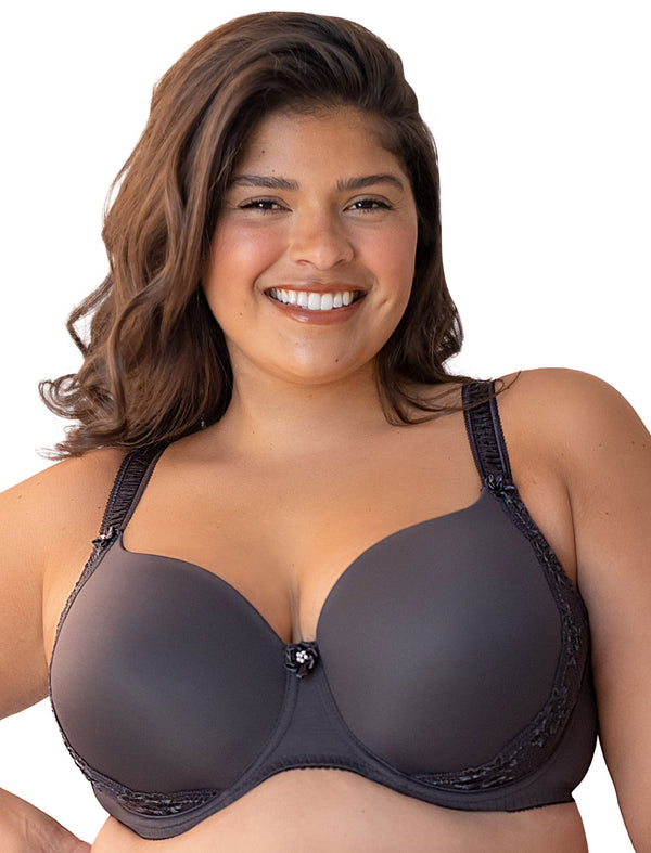 B1042 Gloria Smooth Lace: GRAPHITE