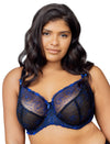 B2271 Nicole See-Thru: BLACK COBALT